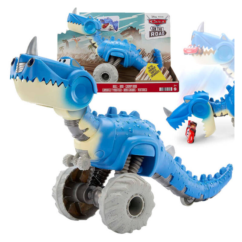 Mattel Dinosaurus jazdí a požiera autá Autá na ceste ZA4905