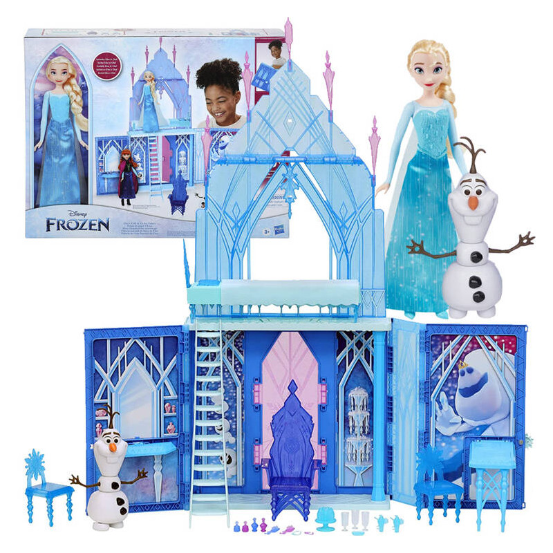Hasbro veľký ľadový palác Ice Age Bábika Elsa snehuliak Olaf Frozen ZA5080