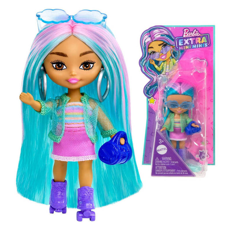 Štýlová módna bábika Barbie Extra Mini Minis doplnky HLN45 ZA5105 A