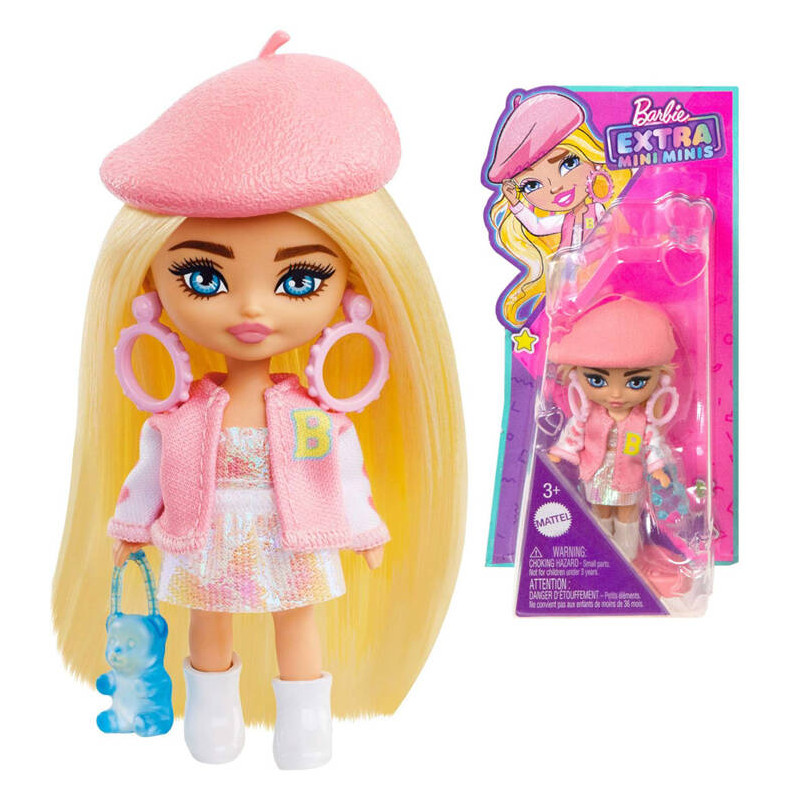 Štýlová módna bábika Barbie Extra Mini Minis v barete HLN48 ZA5105C