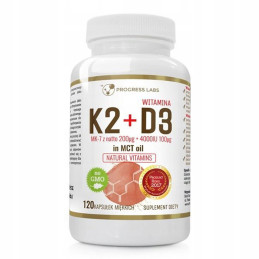 Vitamín K2 MK-7 200µg + D3...