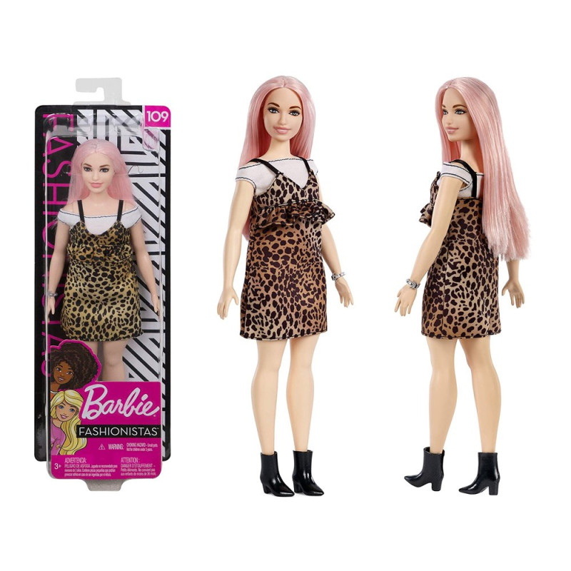 Bábika Barbie Fashionistas panther dress ZA3160