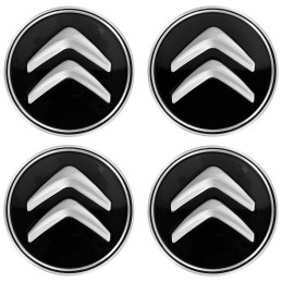 Krytky CITROËN 60 mm čierne