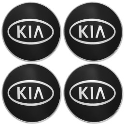 Krytky KIA 60 mm čierne s...