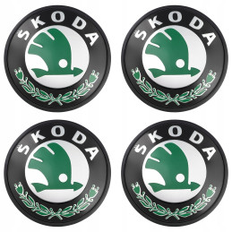 Krytky ŠKODA 56 mm lesklá...