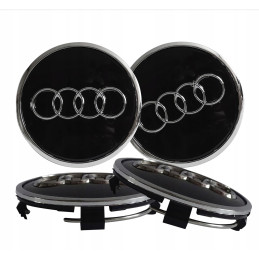Čierne emblémy Audi 69 mm...