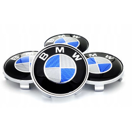 Krytky BMW 68 mm karbón 4 kusy