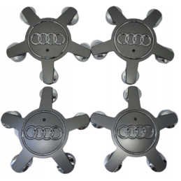 Krytky AUDI 135 mm sivé