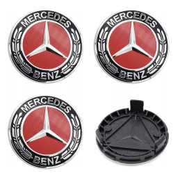 Emblémy Mercedes 75 mm sada...