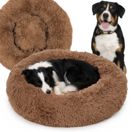 Hnedé pohodlné plyšové dúpä...