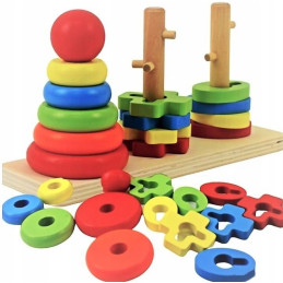 Montessori drevené logické...